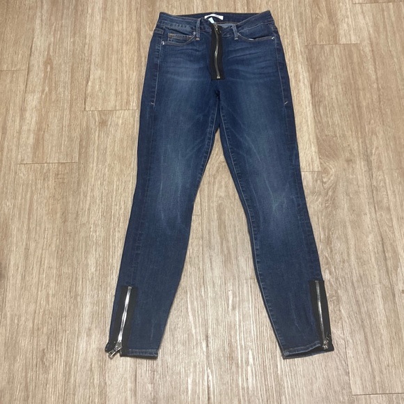 Good American Denim - Good American Good Waist Zipper Detail Jeans